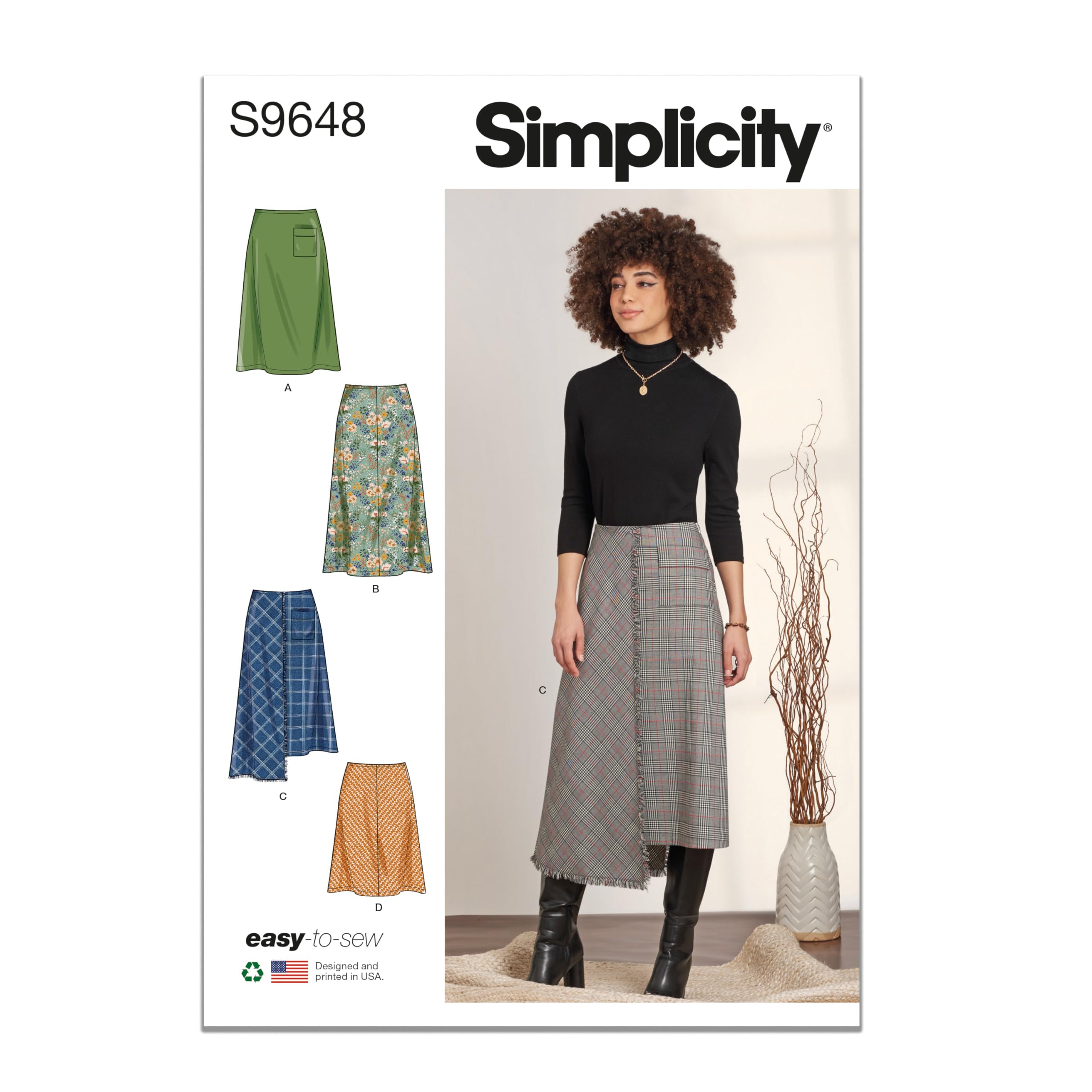 Simplicity SS9648U5 Misses Skirt/Trousers U5 (16-18-20-22-24)