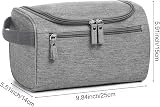 Etercycle Hanging Wash Bag Travel Toiletry Bag Grey Waterproof Oxford view 2