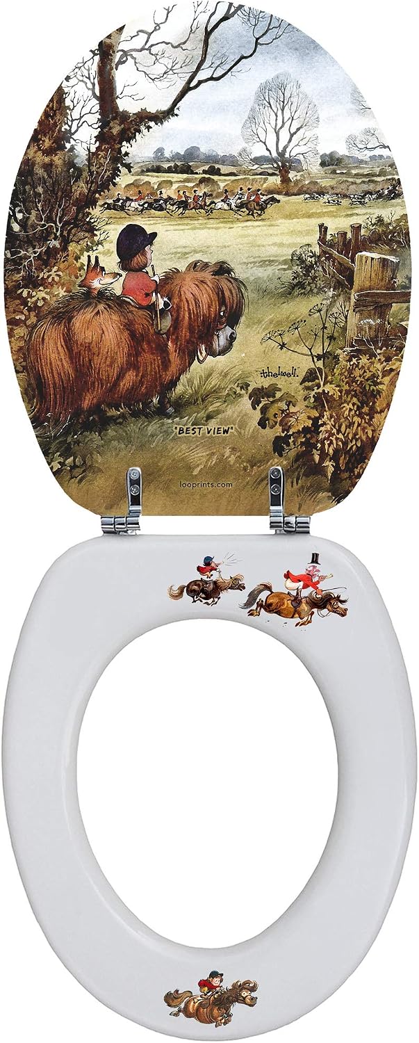 Fun Novelty Toilet Seat Soft Close,Top & Bottom Fixing - Image 4