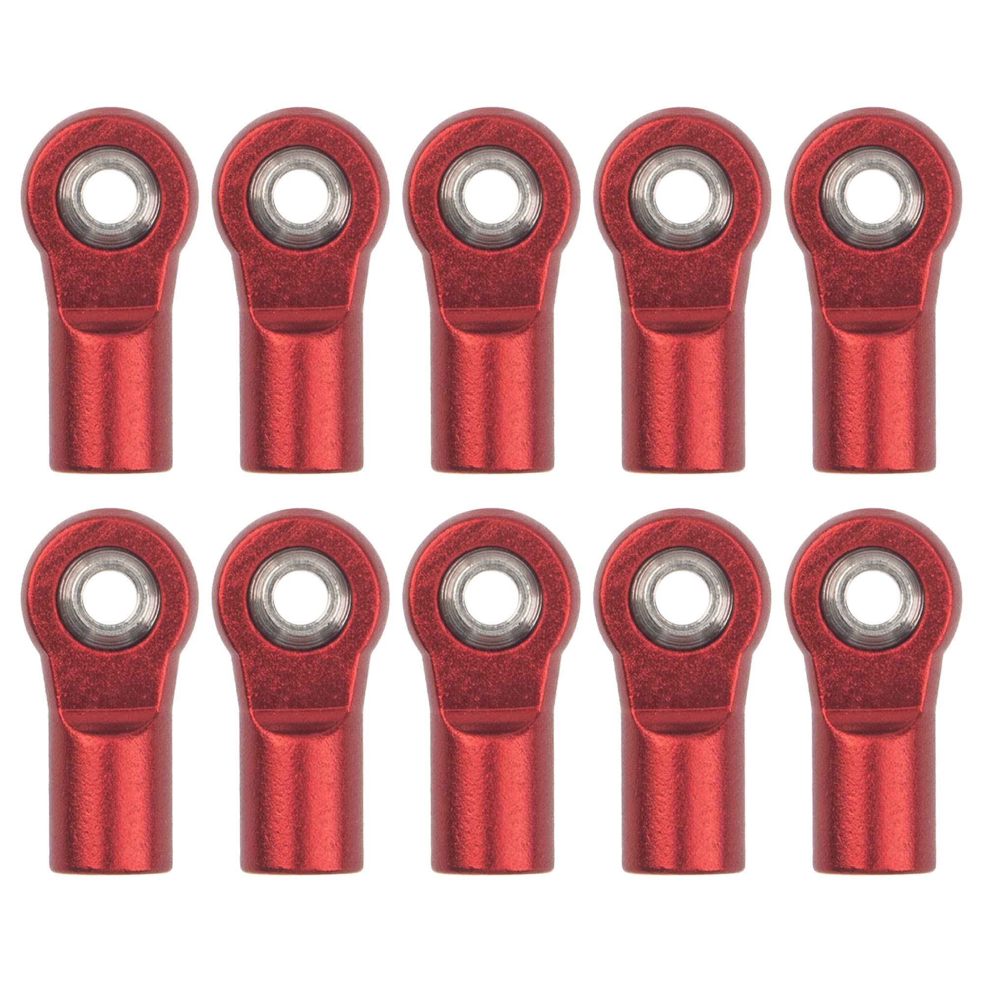 Photo 1 of 10Pcs ShareGoo M4 Ball Joint,M4 Tie Rod End 4mm Thread Ball Head Holder Link Compatible with Axial SCX10-II 90046 90047 D90 TRX-4 1/10 RC Crawler Car,L20mm
