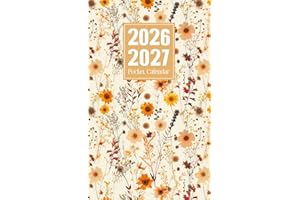 Pocket Calendar 2026-2027 for Purse: 2 Year Monthly Planner from January 26 to December 27 with Holidays.
