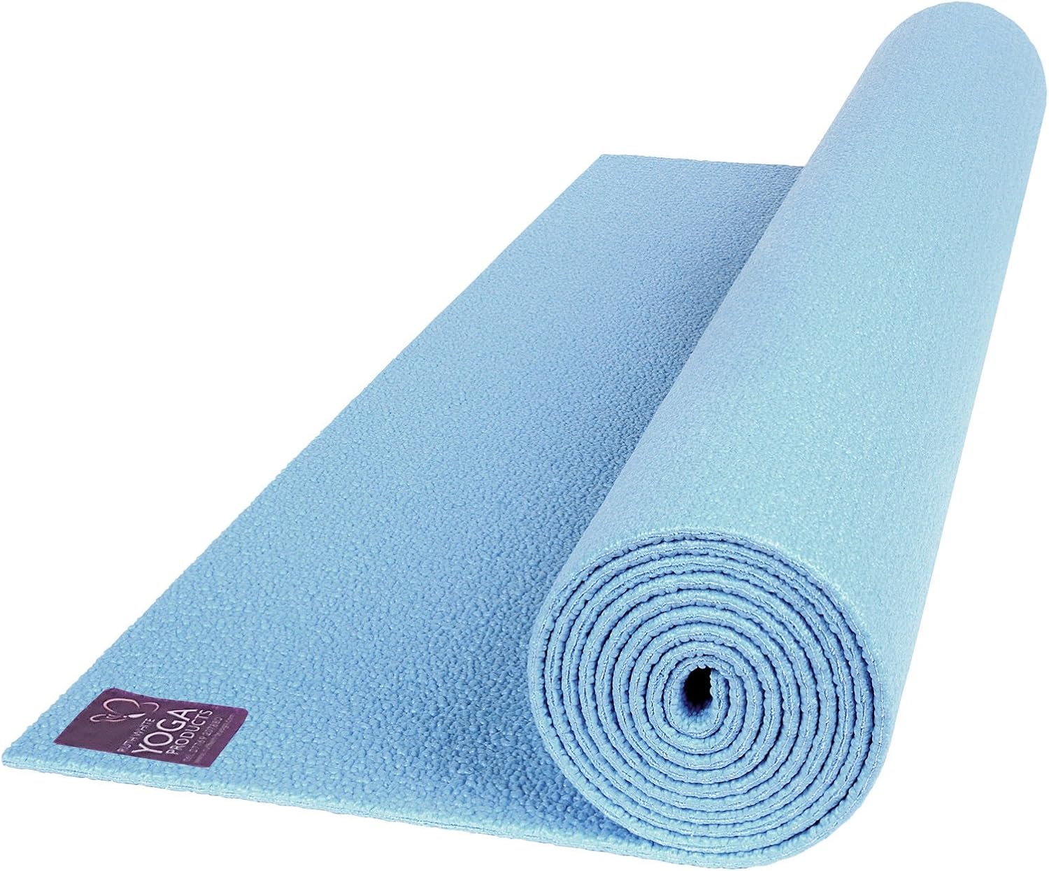 light blue yoga mat