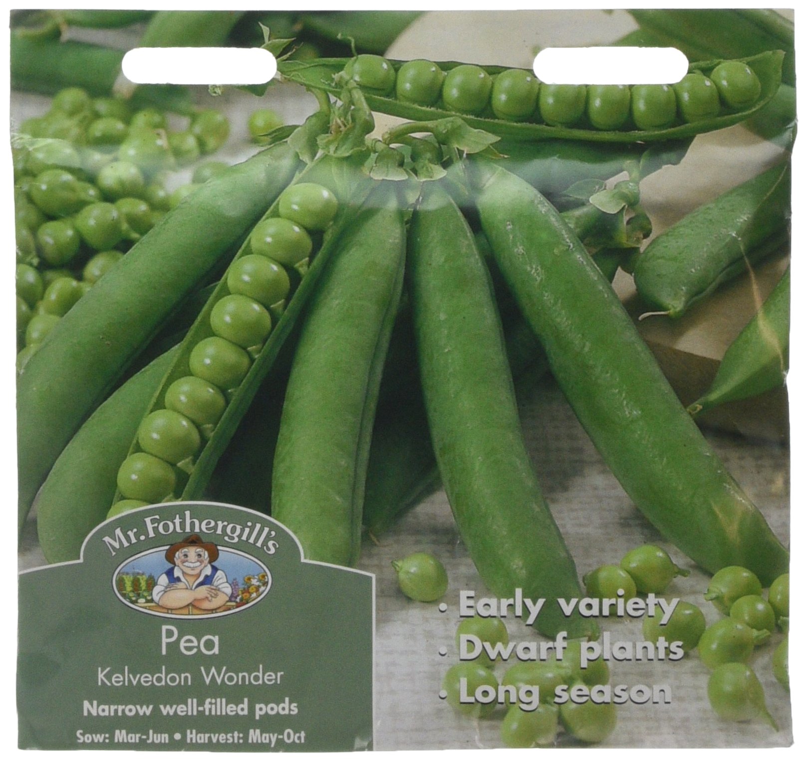 Mr Fothergill's 15130 Vegetable Seeds, Pea Kelvedon Wonder
