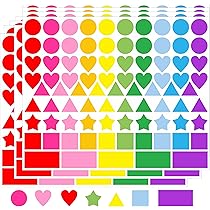 YSHIHE Colored Label Sticker In 12 Colors,3 X 1 Inch Rectangle Color Coding Labels Self Adhesive Color Stickers For Inventory Office School Supplies 480