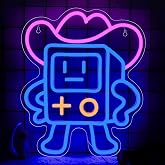 Adventure Anime Neon Sign for Wall Decor Movie LED Neon Light for Men Cave | Fans Birthday Gifts,5V USB Powered,Game Room,Gamer Bedroom Decor,Teen Boys Dorm Cave,Game Shop Wall Art,13.8*11.4in
