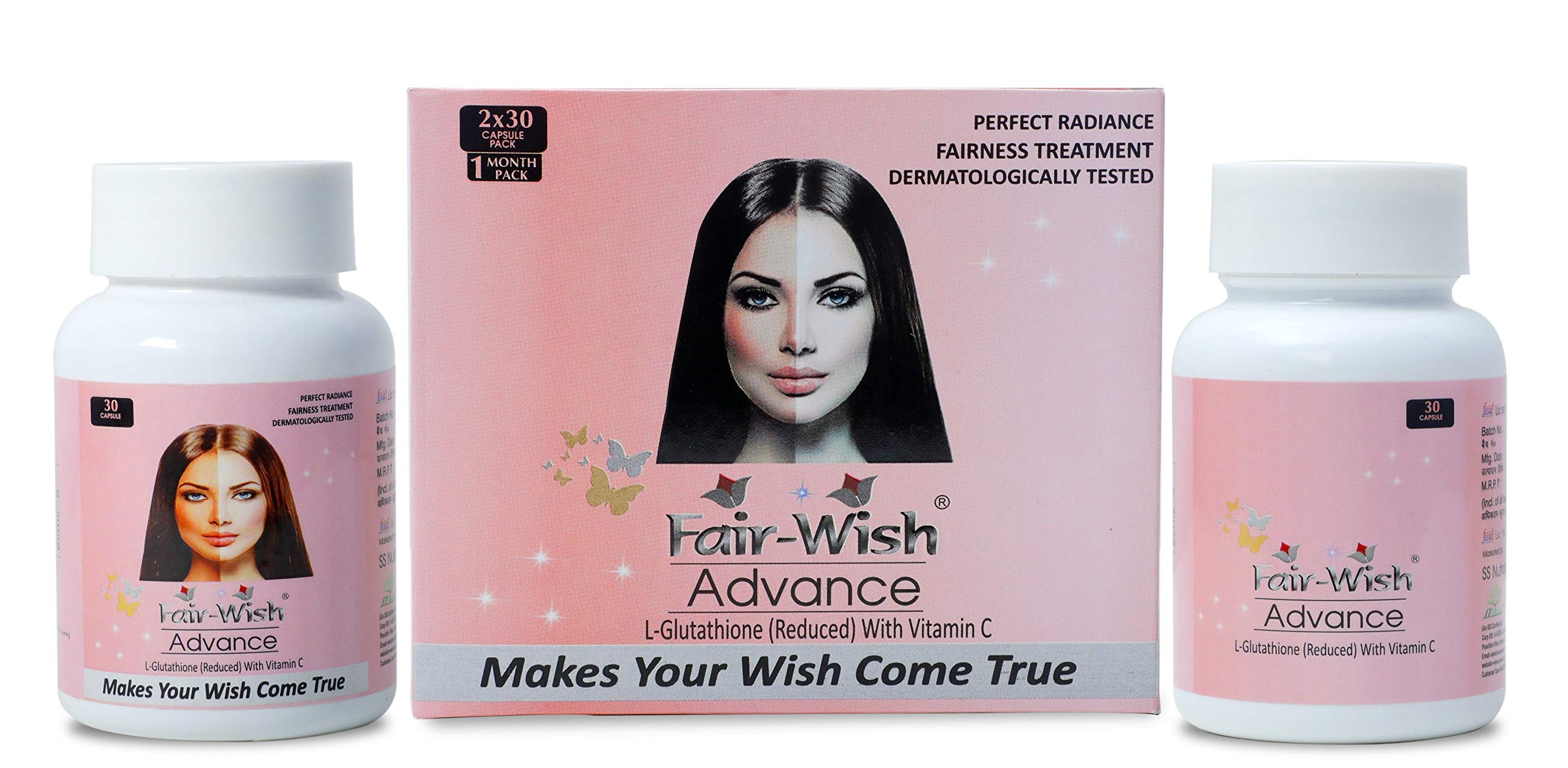Buy Fair Wish Advance Glutathione Capsules for Skin Whitening With