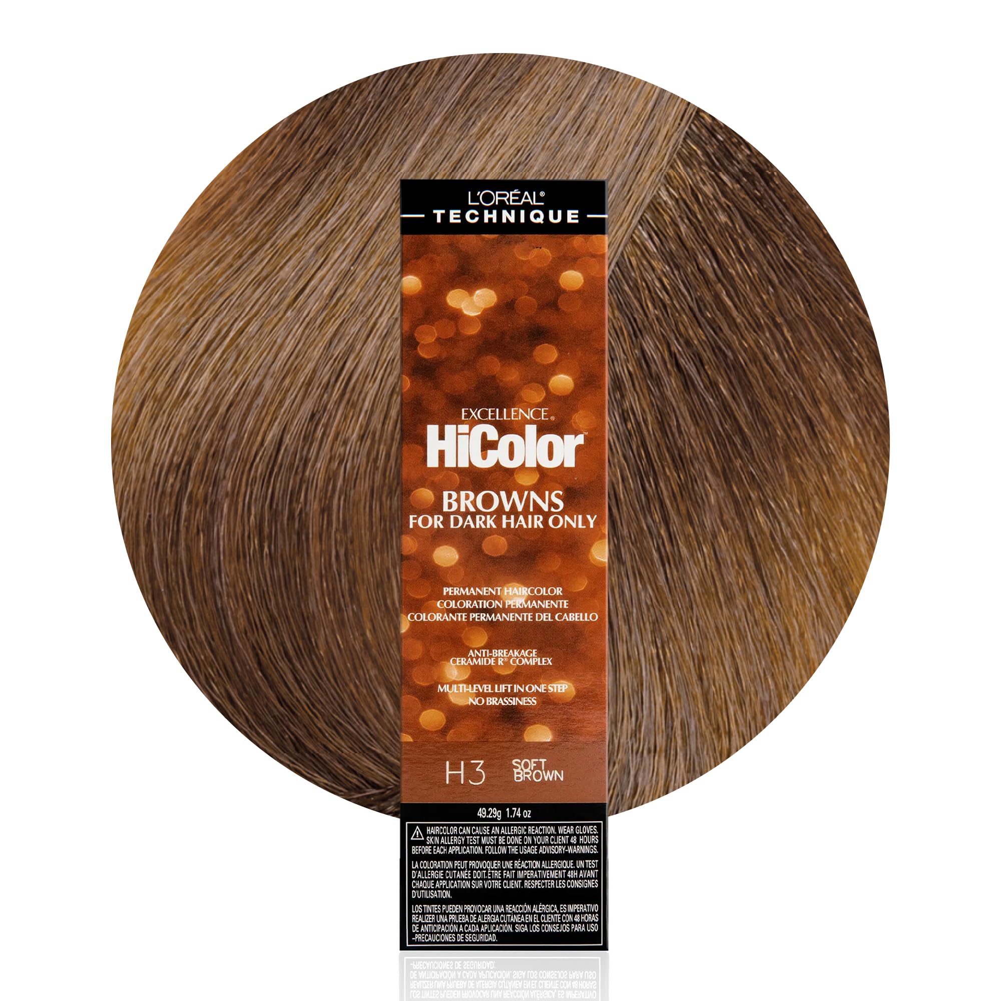 Loreal Excel Hicolor H03 Tube Soft Brown 1.74oz