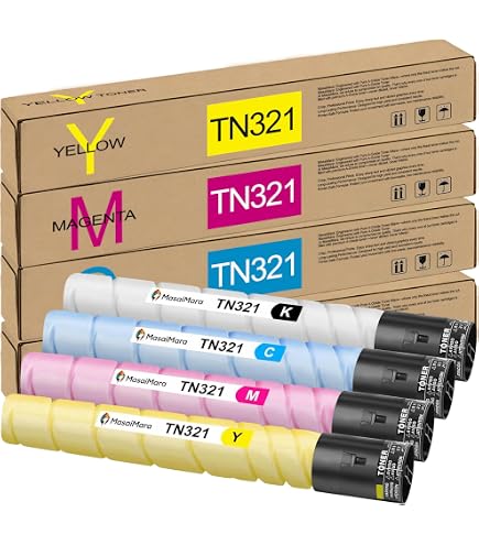 Amazon.com: Konica Minolta TN321K Black 27000 Page Yield Toner