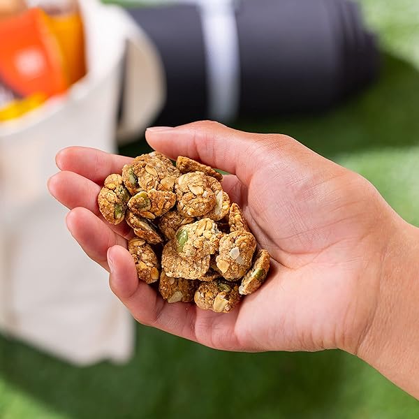 BEAR NAKED CRUNCHY GRANOLA BITES, BREAKFAST SNACKS, HONEY OAT, 6.2OZ BAG (1 BAG)