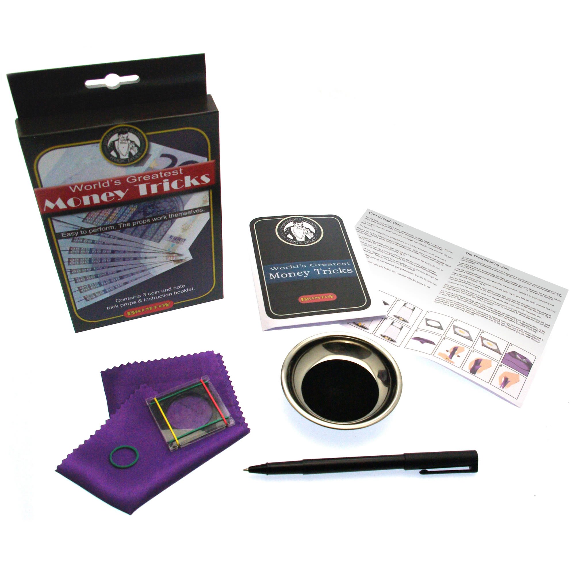 The world's 3 Greatest Money Tricks magic set