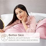 Bedsure Satin Pillowcase Hair Rose Shadow 2 Pack Queen Standard 50x75 cm view 4