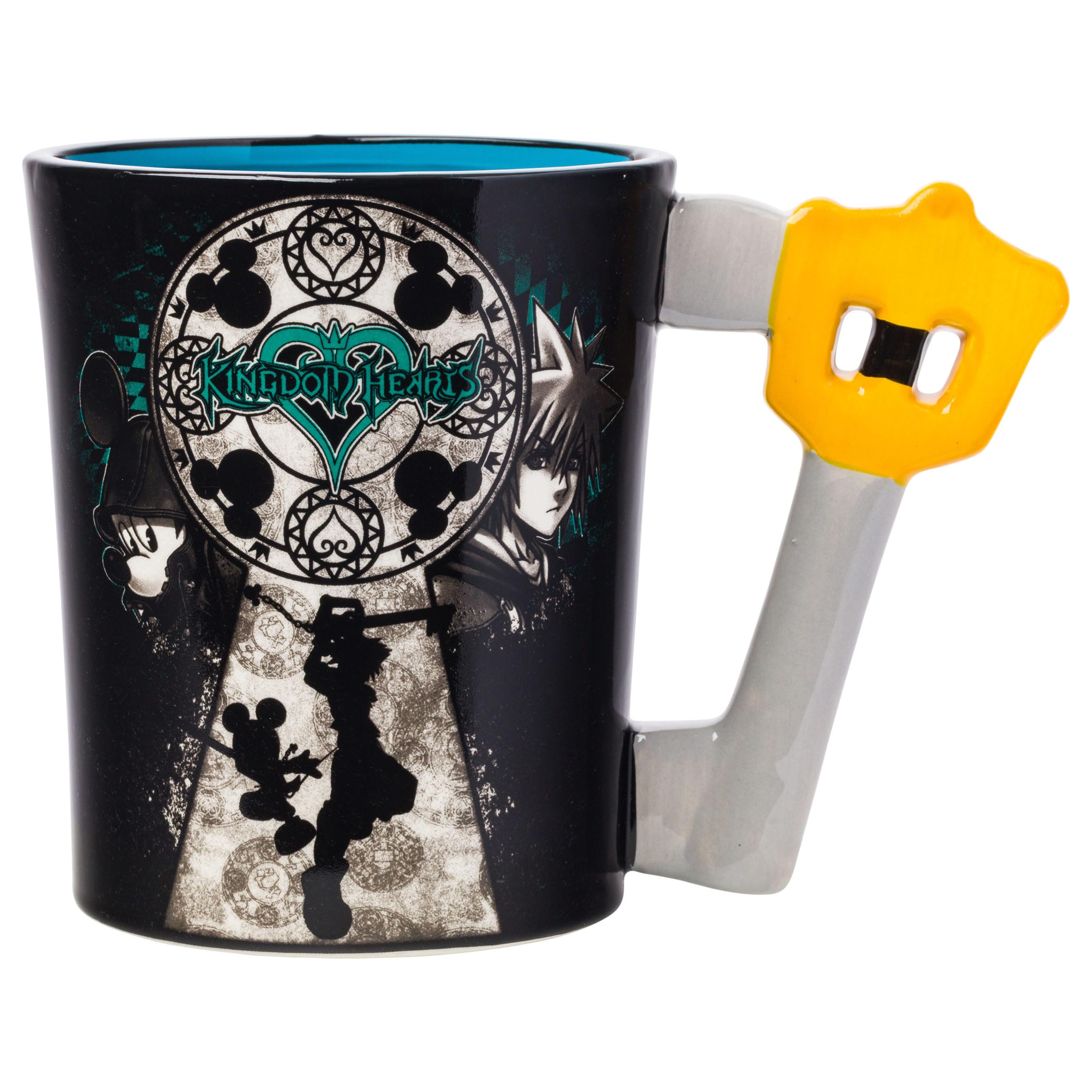 Silver Buffalo Disney Kingdom Hearts Mickey and Sora 3D Sculpted Ceramic Mug, 20-Ounces