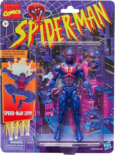 Hasbro Marvel Legends Spider-Man 2099 Retro Cardback Action Figure Red Black