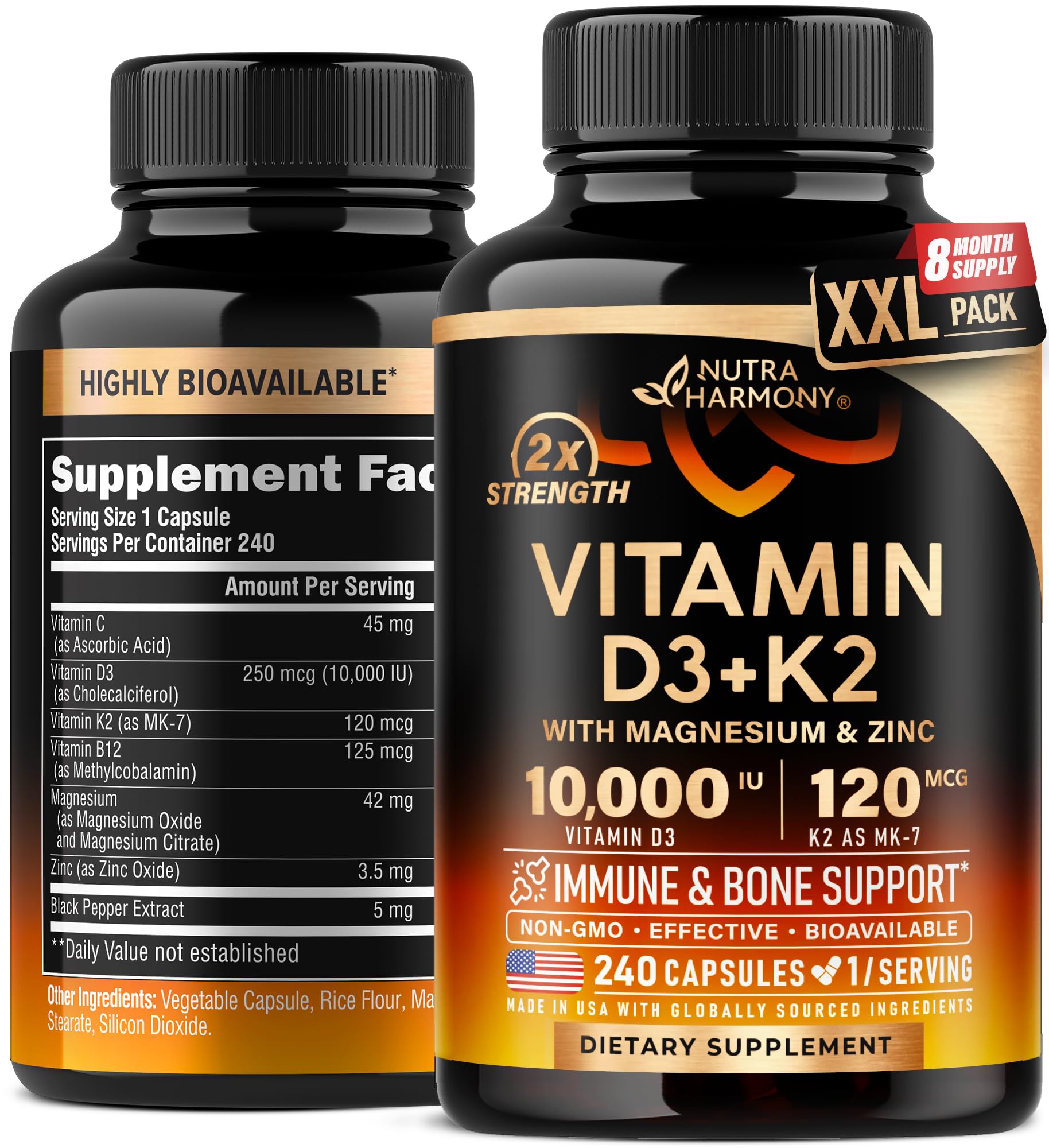 Vitamin D3+K2