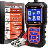 Acclope BT60 PRO 2&ndash;120Ah Battery Tester 6V/12V/24V 100&ndash;3000 CCA QR Report | Tests Regular/AGM/GEL/EFB Alternator&amp;Starter/Charging System Analyzer Automotive Load Test for Car Truck Motorcycle Marine/RV