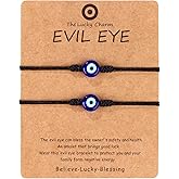 JUVJEW Evil Eye Bracelets for Women Mens Red String mal de ojo Evil Eye Anklet Rope Knot Strand Bracelet Protection Jewelry