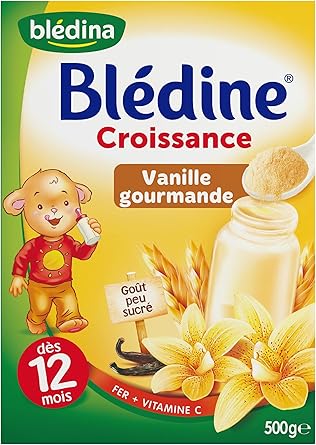 BLEDINA - BLEDINE Croissance Vanille Gourmande 500g (x1): Amazon ...