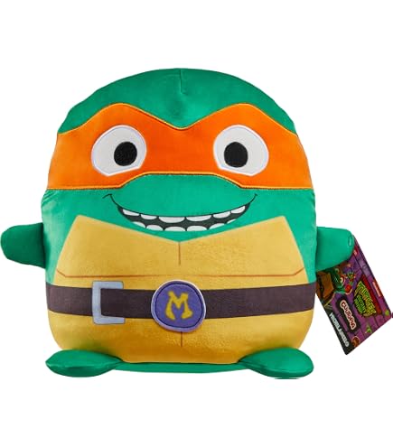 Peluche Tortue Ninja Donatello - Collection Mayhem 8, Taille Small, Multicolore, Neuf
