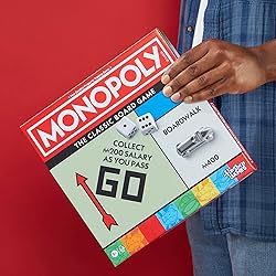 Monopoly Board Game | Classic Game with Storage