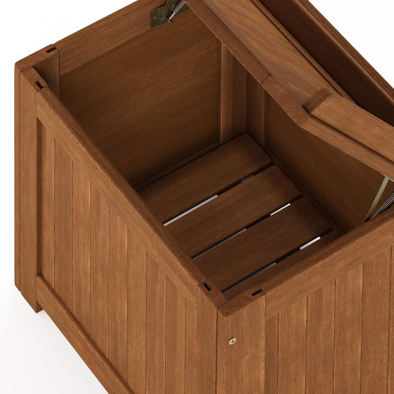 Furinno FG19749 Tioman Outdoor Hardwood Storage Box, Natural : Garden & Outdoor