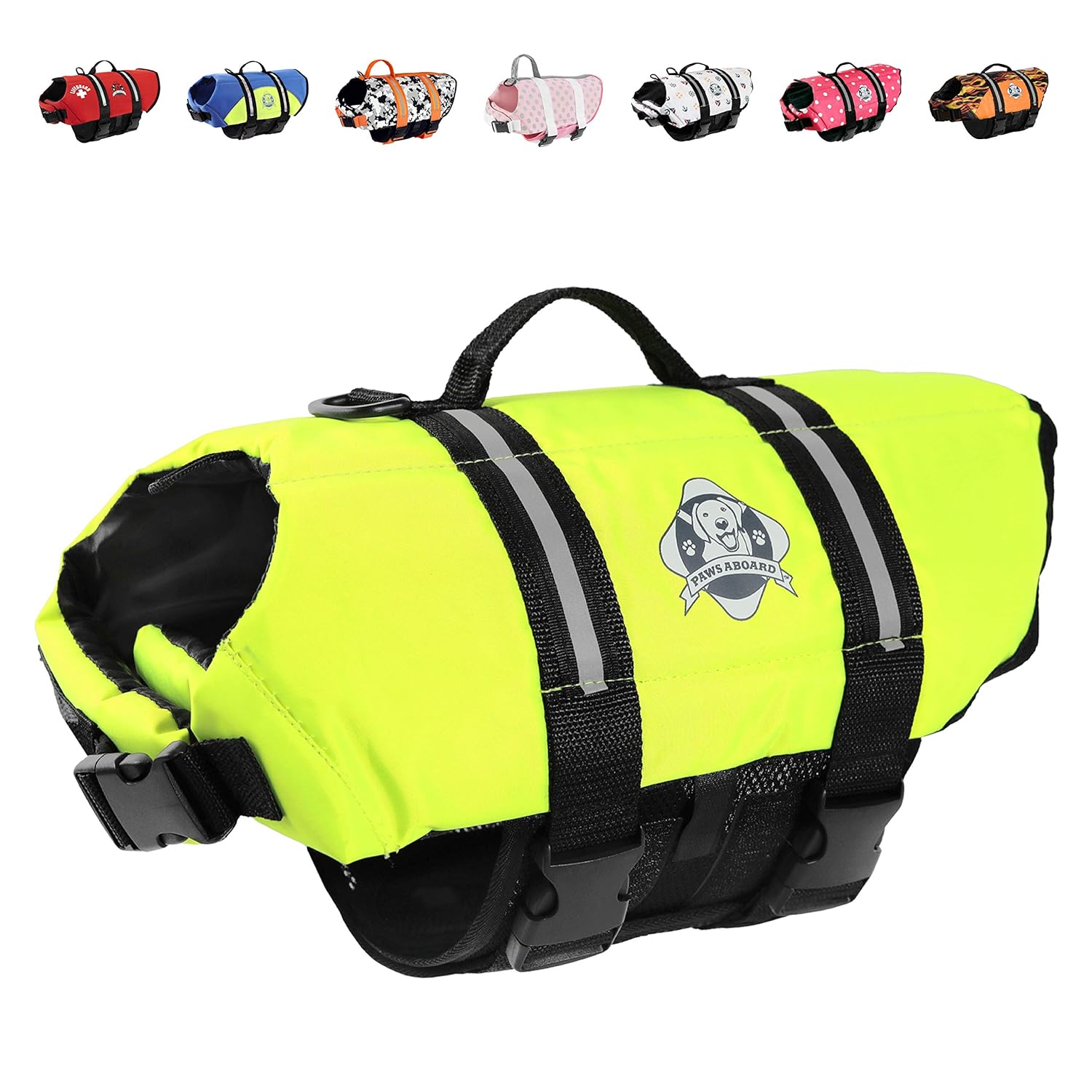 Paws Aboard PAW1100 Doggy Life Jacket Yellow XXS Amazon.co.uk Pet
