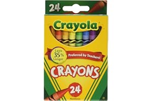 Crayola Crayons 24 Count Box- (6-Pack)