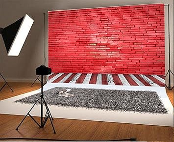 Amazon Com Laeacco 7x5ft Vinyl Photography Background Red