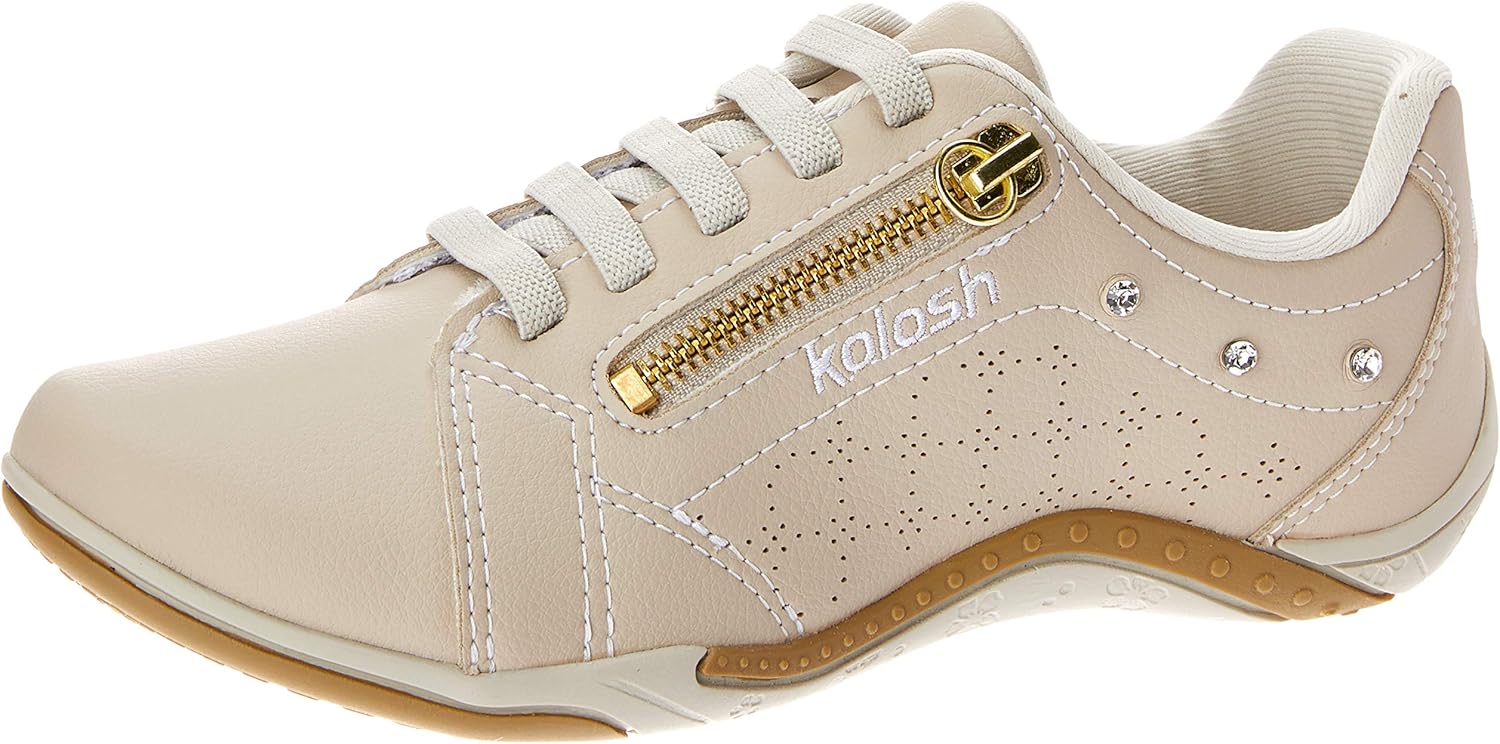 tênis kolosh zíper lateral laser feminino