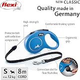 flexi New Classic Cord Retractable Lead Blue Small 8m 12kg view 2