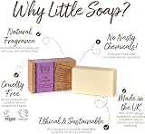 Little Soap Company Organic Lavender Soap Bar 110g Pure Vegan Cruelty Free view 5