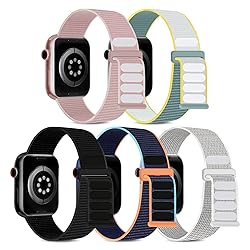 5 Pack Sport Loop Bands Compatible with Apple Watch