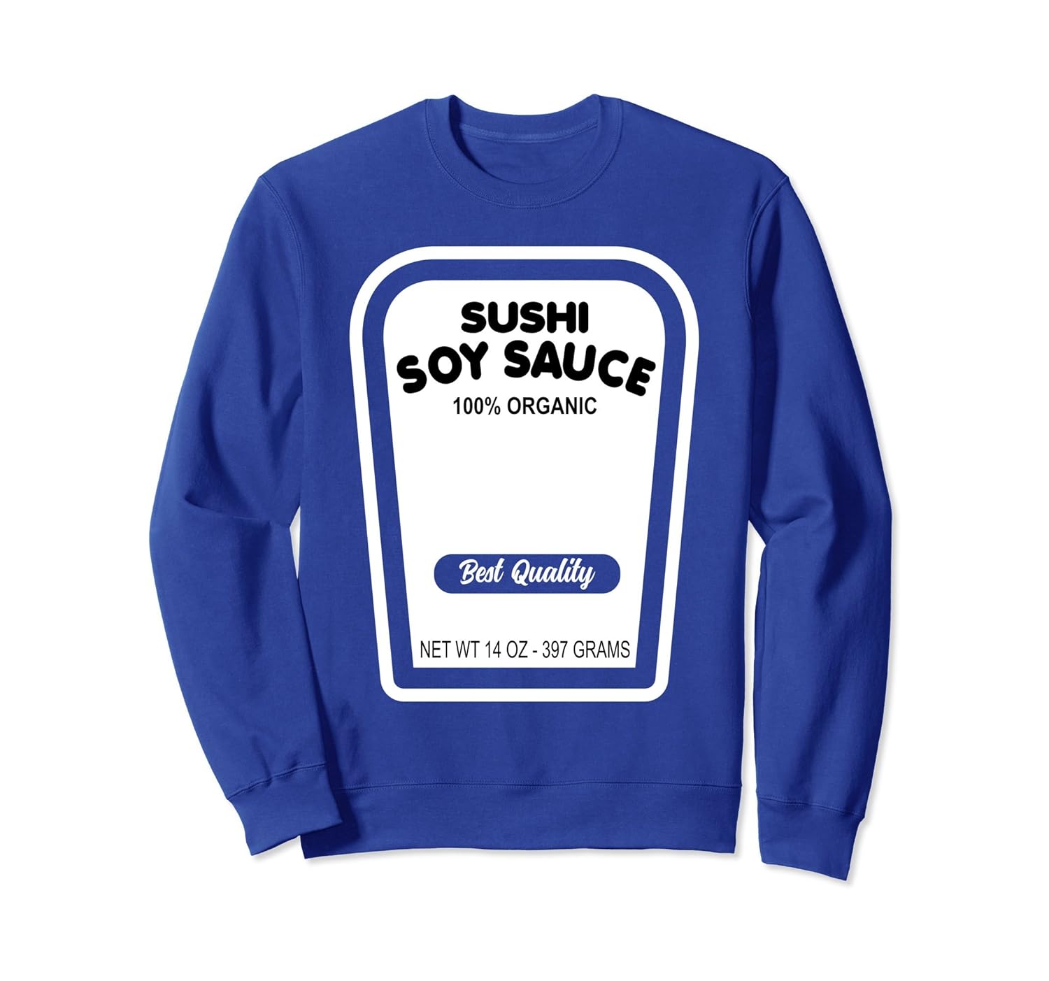 Funny Sushi Soy Sauce Halloween Costume Sweatshirt-Rose