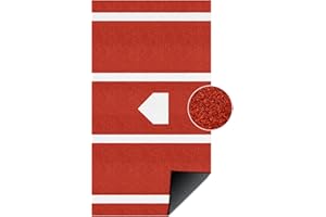 ZivPlay Batting Mat Baseball Hitting Mat Baseball Batting Cage Mat 12' x 6' Regulation Size Turf Batters Box Mat with Home Plate and Anti Fade Turf for Baseball Softball Training Indoor and Outdoor