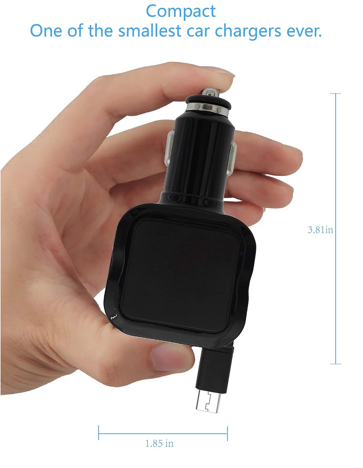 数量は多 車の充電器 格納式usb Cケーブルwithデュアルusbスマート高速と安全車充電同期3ポートfor Iphone Ipad Samsung Android Phones B0756y32gs Micro Context Heidelbergcement Com
