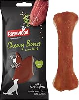 Rosewood Large Chewy Bones for Dogs Duck Grain Free 90g 1pc