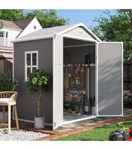Shed Windows And More Shed Door Hardware Kit (6" Hinge), T-Hinges, T-Handle, Barrel Bolts (Double Door