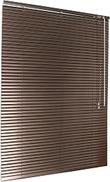 HSYLYM Aluminum Venetian Blinds 50x130 cm Brown 1 inch Slats view 2