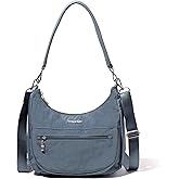 Baggallini Modern Pocket Half Moon 11"x10.5" Shoulder Women W/Replaceable Straps Converts to Crossbody Bag