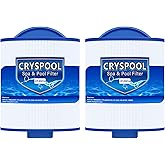 Cryspool® 05014 Filter Compatible with 5CH-25, PMAX25P4, PTL20W-SV-P4, 108868, SD-00798, 25 Sq. Ft Spa Filter Cartridge, 2 Pack