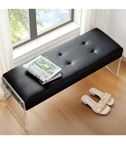 Leather Amazon Bedroom Storage Bench Upholstered Bench Apicizon