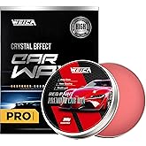 WEICA Car Wax for Red, Orange & Warm Color Paints | Sun Fade Defender & Metallic Pop | 180g Paste