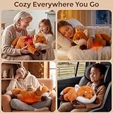 Mewaii Weighted Teddy Fox Plush Heated 2.3kg Cloud-Soft Texture view 5