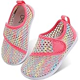 LeIsfIt Toddler Water Shoes Boys Girls Barefoot Aqua Socks Kids Breathable Quick-Dry Swim Shoes for Beach Pool Surf