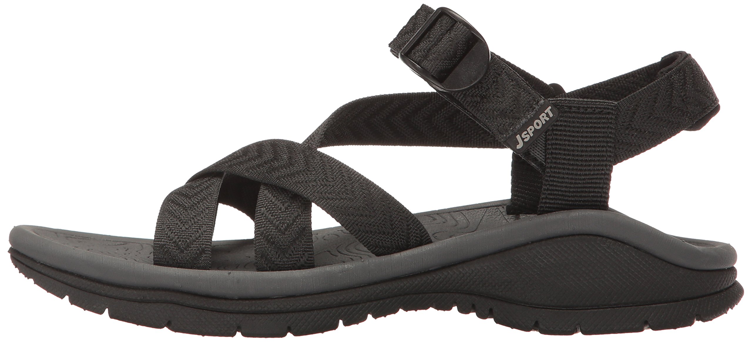 Jsport by Jambu Women's Niagara Flat Sandal Black 9.5 M US for sale online | eBay