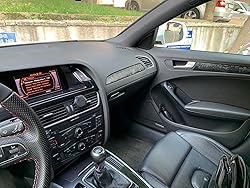 LZLRUN Forged Carbon Fiber Black Vinyl Wrap Roll