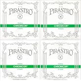 Pirastro Chromcor 1/2-3/4 Violin String Set - Medium Gauge with Ball End E