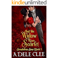 And the Widow Wore Scarlet (Scandalous Sons Book 1) book cover