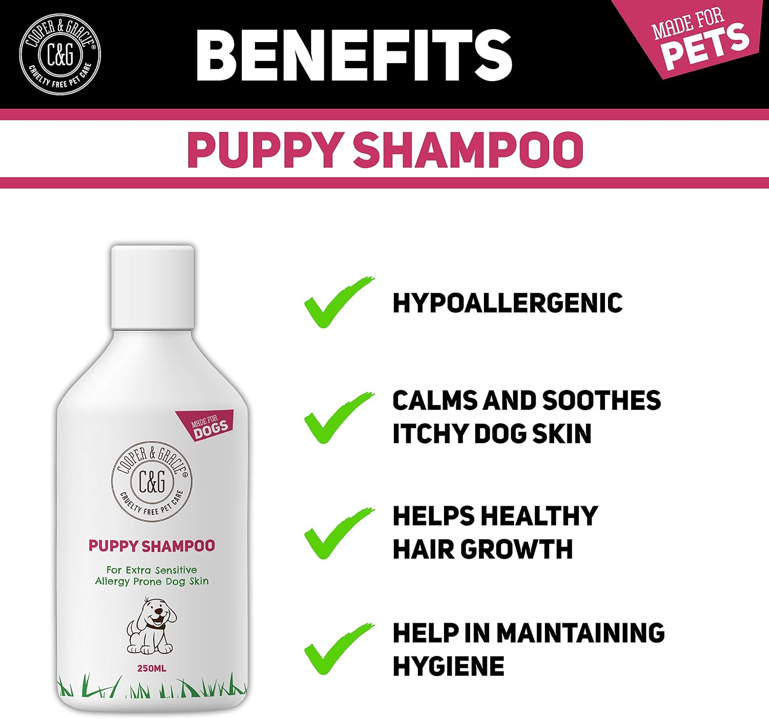 C&G Pets, White, 500 ml (Pack of 1) - Image 3