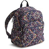 Amazon.com: Vera Bradley Women's Premium Cotton Bancroft Backpack