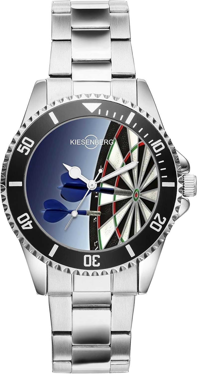 Dart Watch Kiesenberg Men Watch Jewelry Dart Dartboard Steel Darts